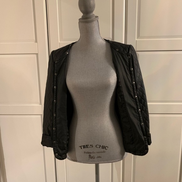 Faux Leather Jacker - Picture 6 of 9